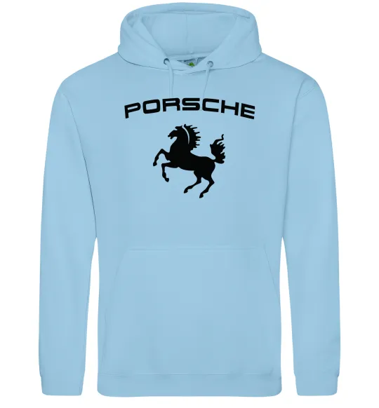 Жіноча толстовка (худі) Porsche Блакитний фото