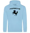 Жіноча толстовка (худі) Porsche Блакитний фото