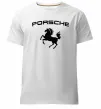 Чоловіча преміум футболка Porsche Білий фото