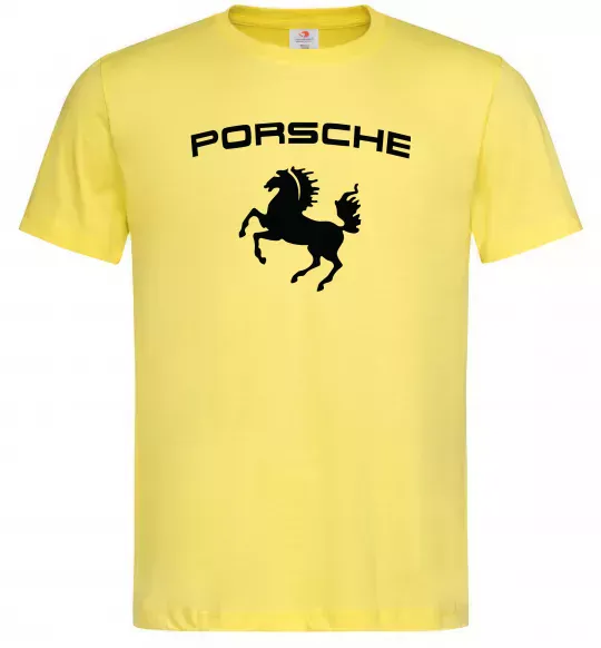 Чоловіча футболка Porsche Лимонний фото