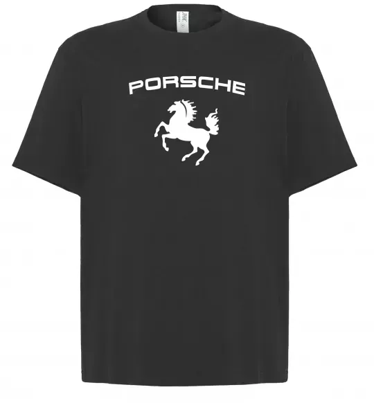 Футболка Оверсайз Porsche Черный фото