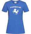 Женская футболка Porsche Ярко-синий фото