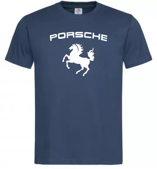Чоловіча футболка Porsche Темно-синій фото