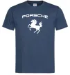 Чоловіча футболка Porsche Темно-синій фото