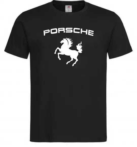 Чоловіча футболка Porsche Чорний фото