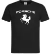 Чоловіча футболка Porsche Чорний фото