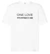 Футболка Оверсайз One love Porsche Білий фото