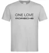 Чоловіча футболка One love Porsche Сірий фото