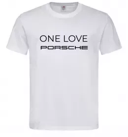 Чоловіча футболка Berry Porsche Білий фото