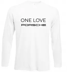 Лонгслів One love Porsche Білий фото