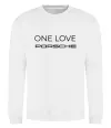 Свитшот One love Porsche Белый фото