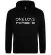 Чоловіча толстовка (худі) One love Porsche Чорний фото
