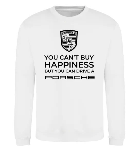 Світшот You can drive Porsche Білий фото