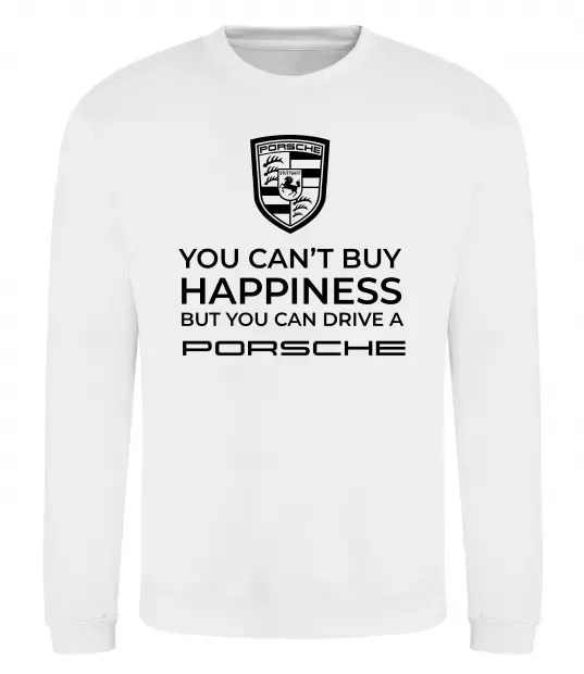 Світшот You can drive Porsche Білий фото