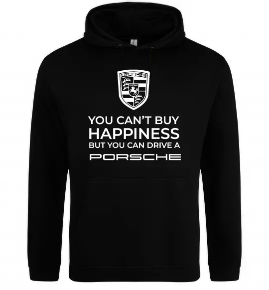 Жіноча толстовка (худі) You can drive Porsche Чорний фото
