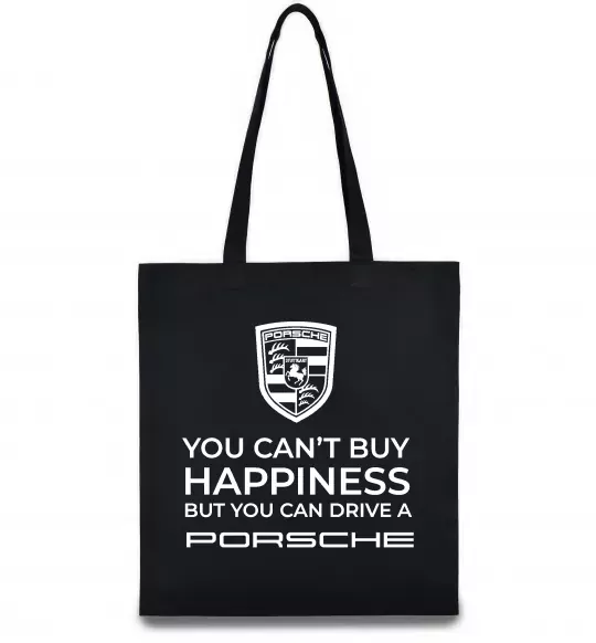 Еко-сумка You can drive Porsche Чорний фото