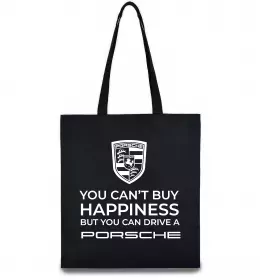 Еко-сумка You can drive Porsche Чорний фото
