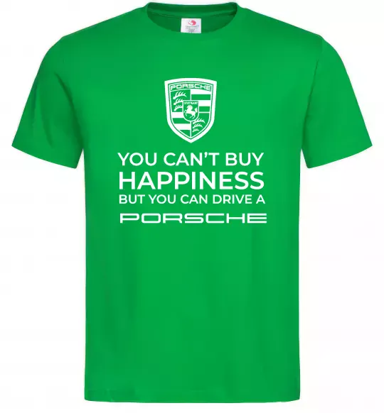 Чоловіча футболка You can drive Porsche Зелений фото