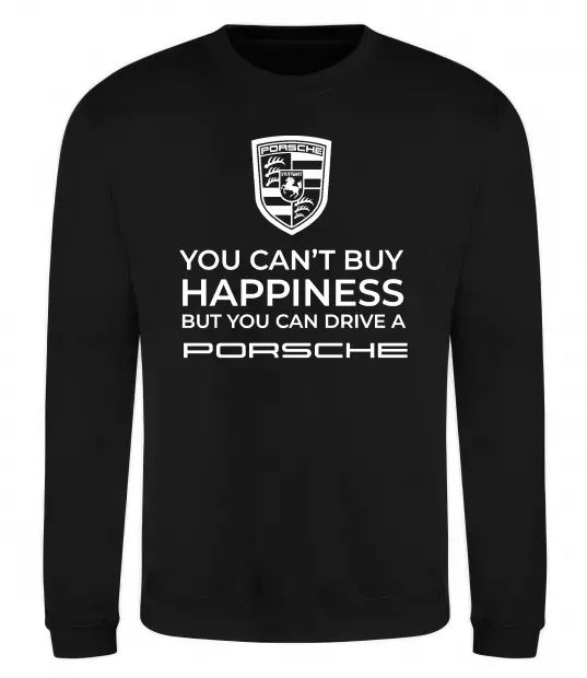 Світшот You can drive Porsche Чорний фото