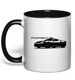 Чашка з кольоровою ручкою