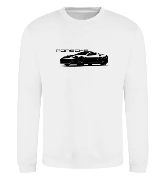 Світшот Porsche car Білий фото