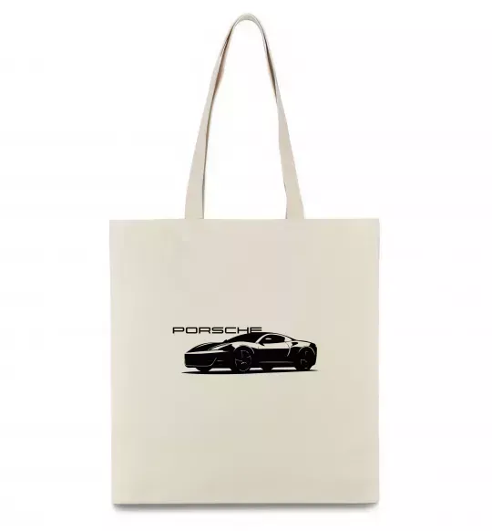 Еко-сумка Porsche car Бежевий фото