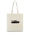 Еко-сумка Porsche car Бежевий фото