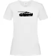 Жіноча футболка Porsche car Білий фото