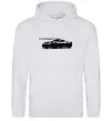 Женская толстовка (худи) Porsche car Серый меланж фото