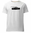 Чоловіча преміум футболка Porsche car Білий фото