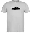 Чоловіча футболка Porsche car Сірий фото