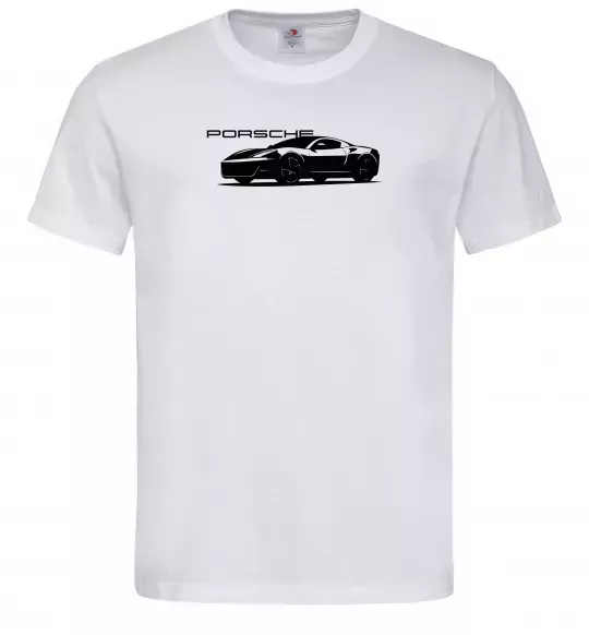 Чоловіча футболка Porsche car Білий фото
