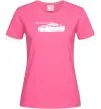 Жіноча футболка Porsche car Яскраво-рожевий фото