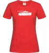 Жіноча футболка Porsche car Червоний фото