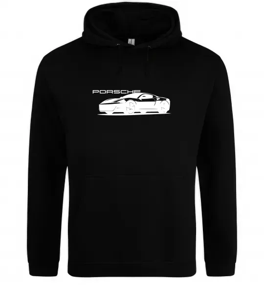 Женская толстовка (худи) Porsche car Черный фото