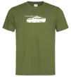 Чоловіча футболка Porsche car Оливковий фото
