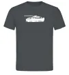 Чоловіча футболка Porsche car Графіт фото