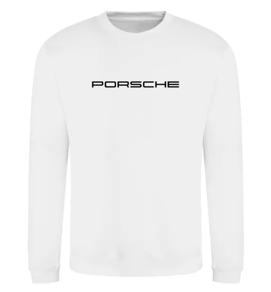 Світшот Porsche напис Білий фото