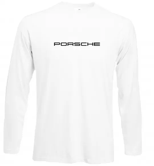 Лонгслів Porsche напис Білий фото