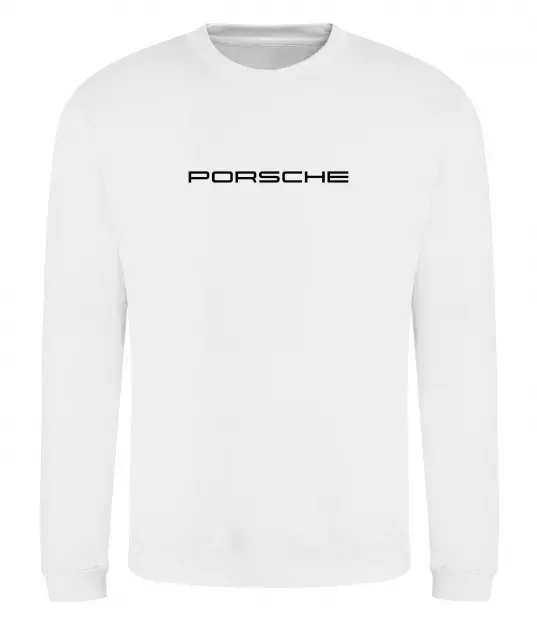 Світшот Porsche напис Білий фото