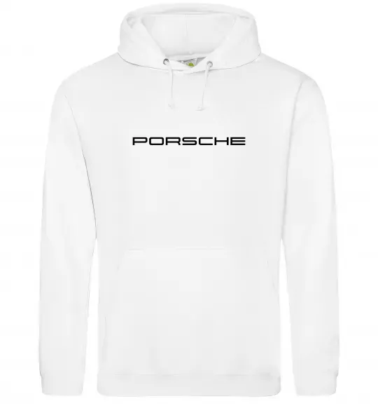 Женская толстовка (худи) Porsche напис Белый фото