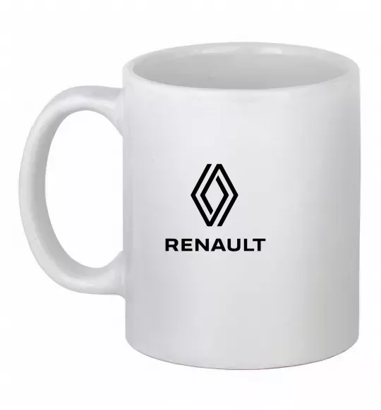 Чашка керамическая Renault Белый фото
