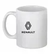 Чашка керамическая Renault Белый фото