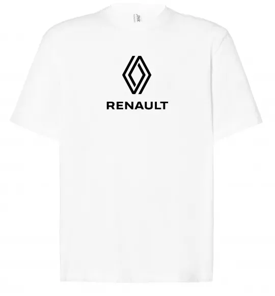 Футболка Оверсайз Renault Білий фото