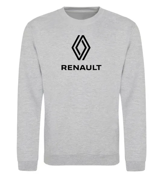 Свитшот Renault Серый меланж фото