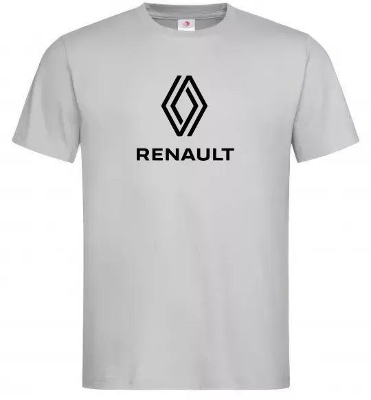 Мужская футболка Renault Серый фото