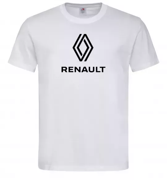 Мужская футболка Renault Белый фото