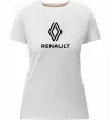 Женская премиум футболка Renault Белый фото