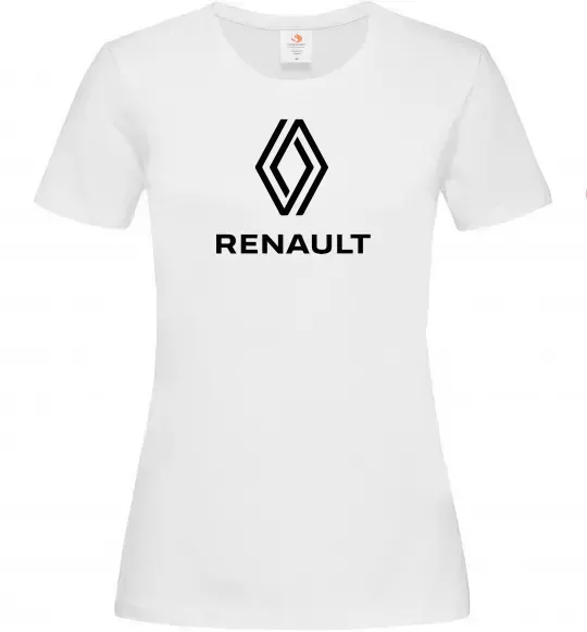 Женская футболка Renault Белый фото