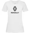 Женская футболка Renault Белый фото